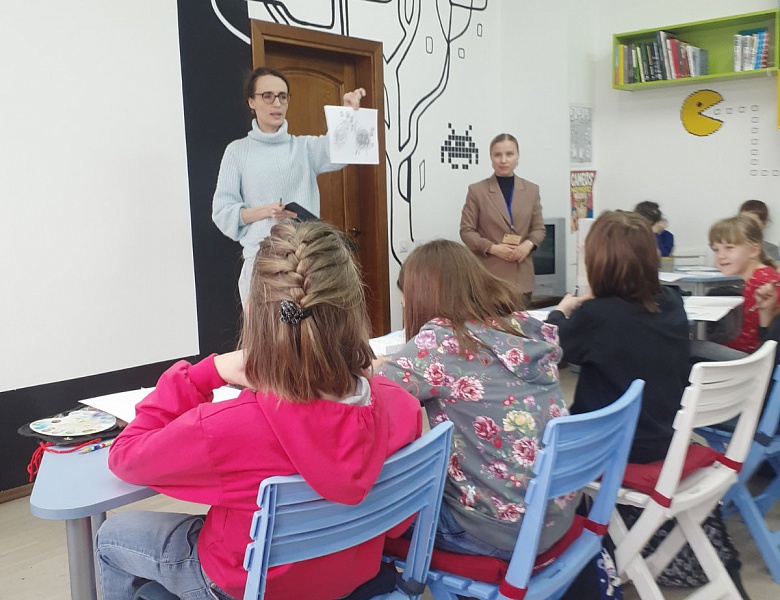 Творческая встреча  с художником-иллюстратором журнала «Мурр+»