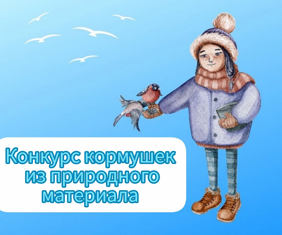Эко-волонтёрская акция «Зимняя помощь пернатым». Областной конкурс кормушек из природного материала.