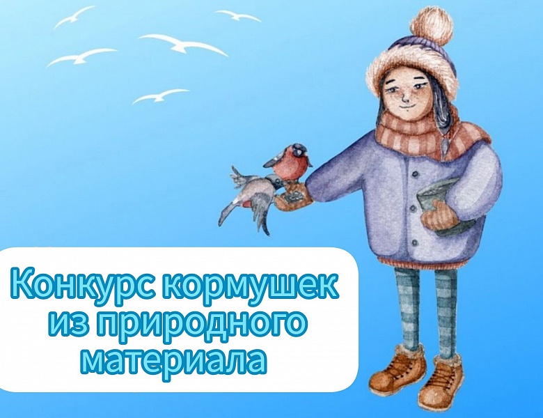 Эко-волонтёрская акция «Зимняя помощь пернатым». Областной конкурс кормушек из природного материала.