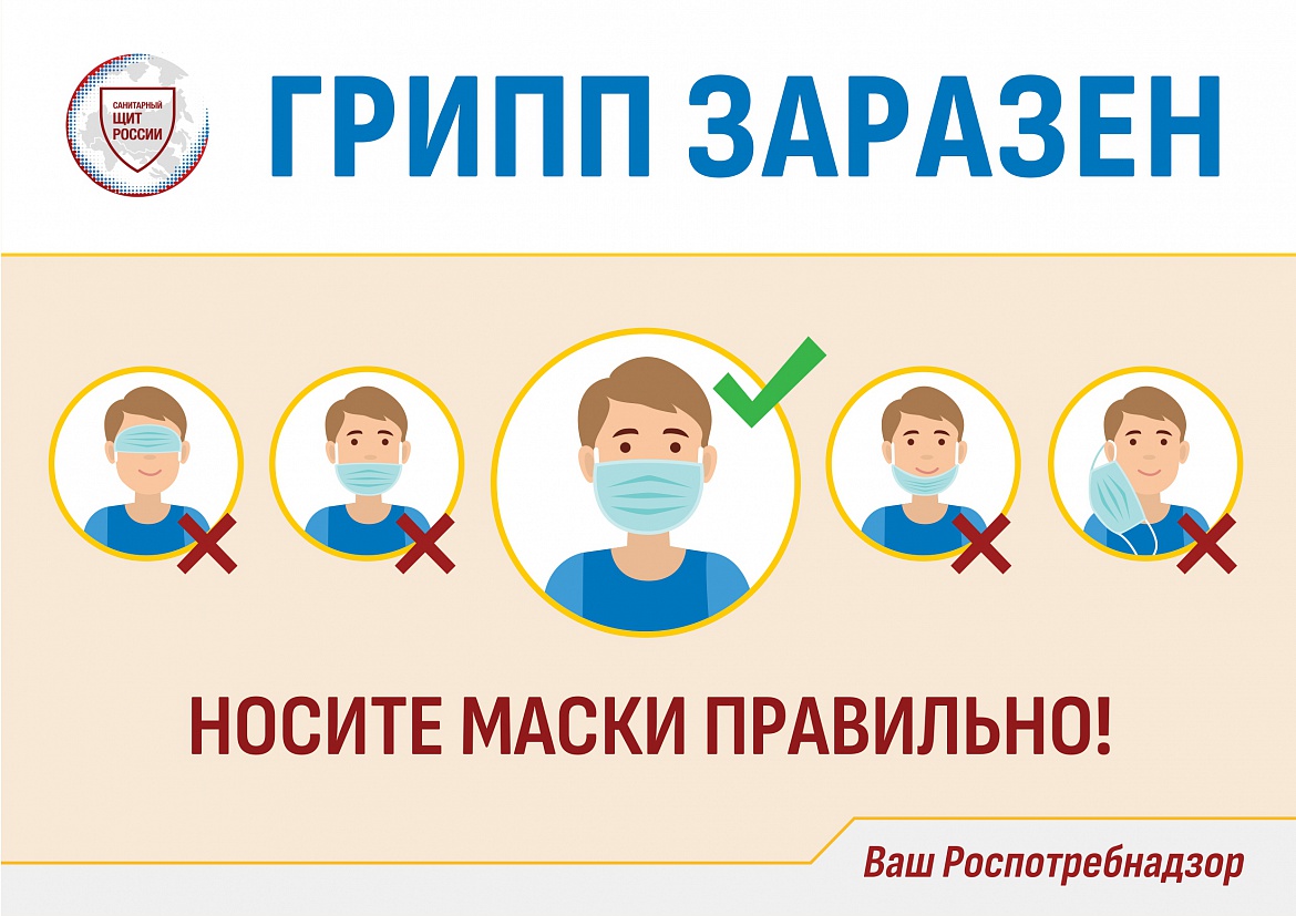 Напоминаем о профилактике гриппа и ОРВИ!