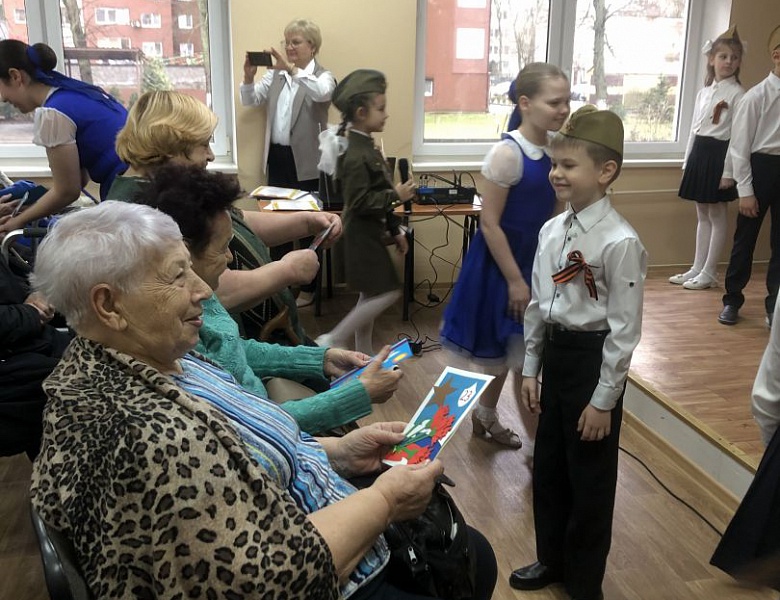 Патриотическая акция для ветеранов Госпиталя «С Днём Защитника Отечества!»